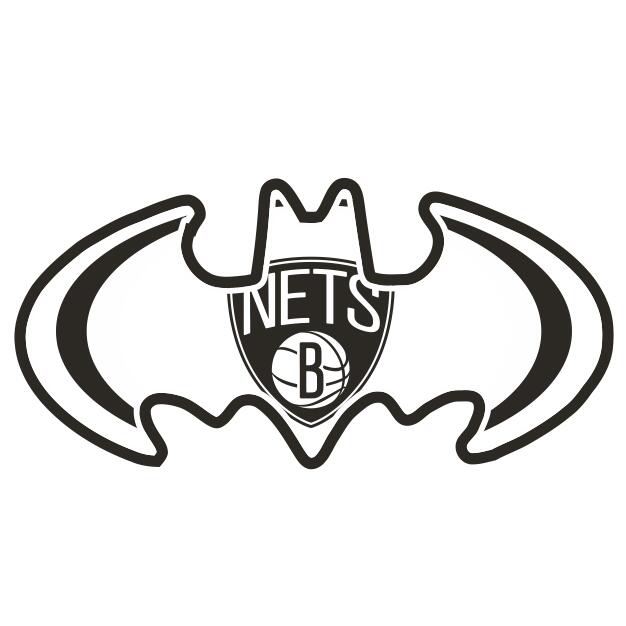 Brooklyn Nets Batman Logo DIY iron on transfer (heat transfer) Brooklyn Nets Batman Logo DIY iron on transfer (heat transfer)